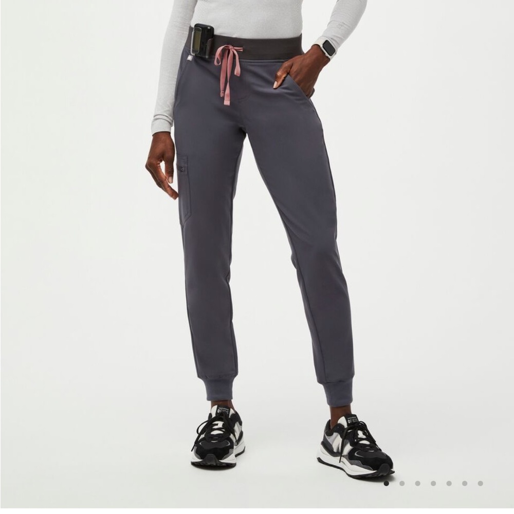 FIGS Charcoal Scrub Top + Joggers